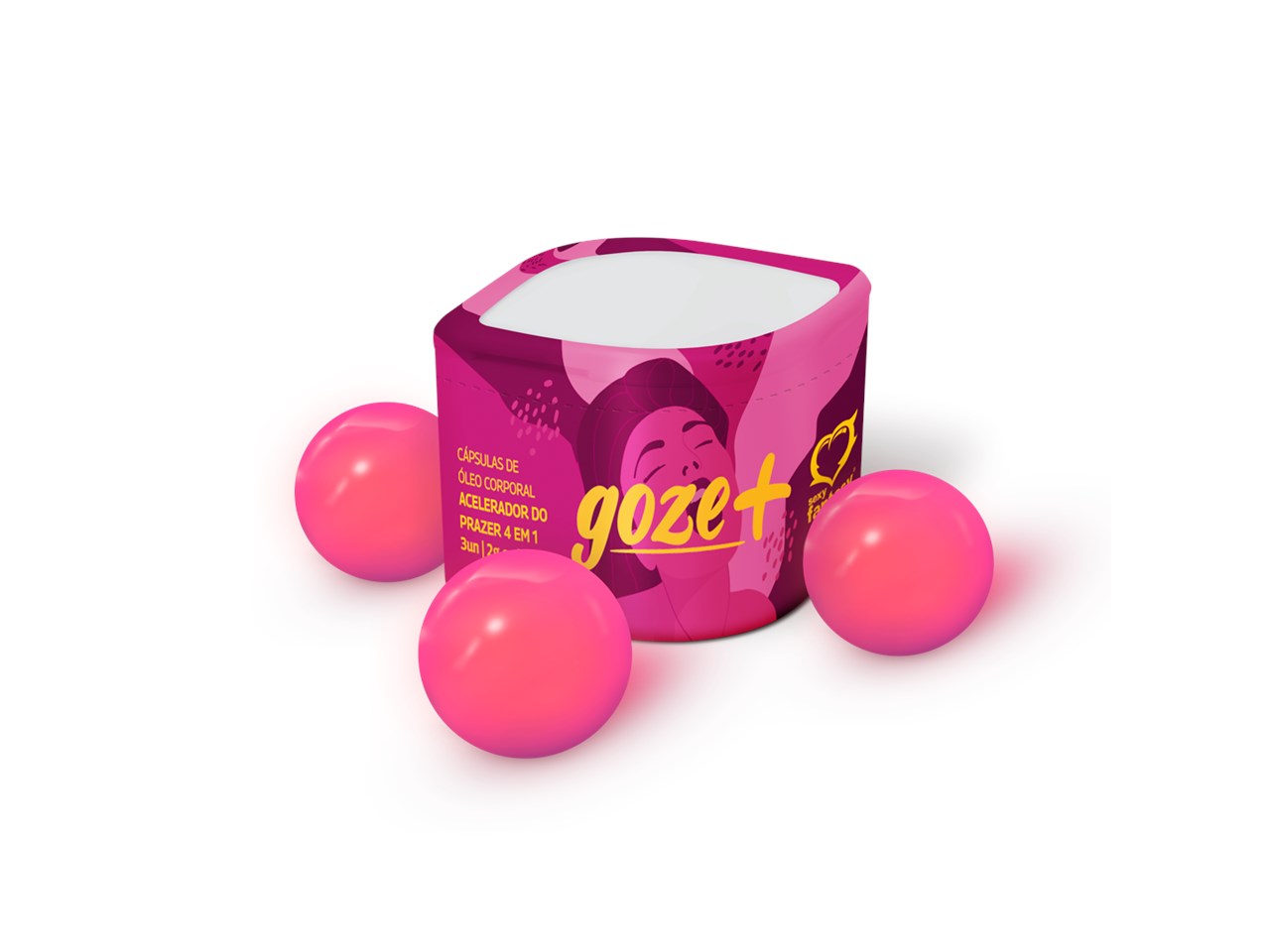 Bolinha Acelerador Goze + 3 Unidades - Sexy Fantasy - F