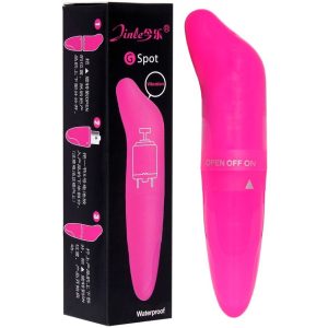 Vibrador Liso Ponto G em Formato de Golfinho - Cor: Rosa - VibraToy